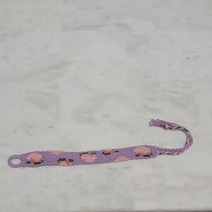 Hand Made Friendship Bracelet peach 🍑 Patern